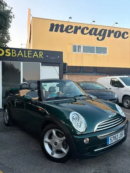 Usado Mini Cooper Cabriolet 116 CV (85 kW) 2004 Verde Descapotable