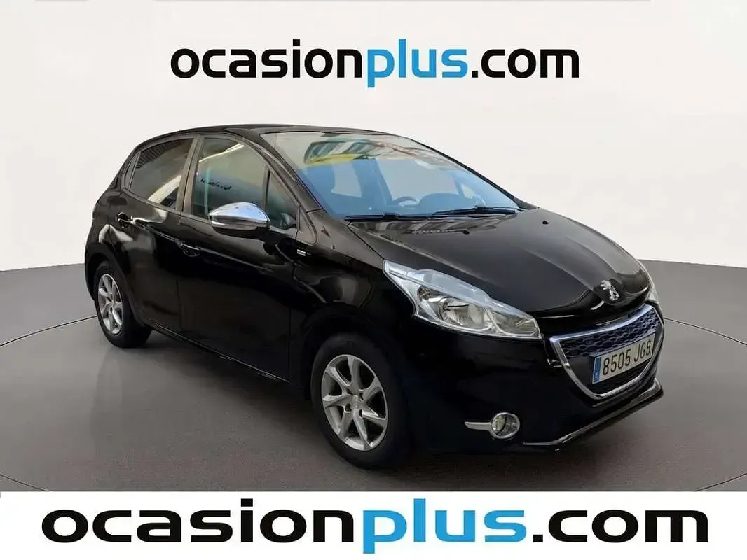 Usado Peugeot 208 Style 68 CV (50 kW) 2015 Azul Utilitario