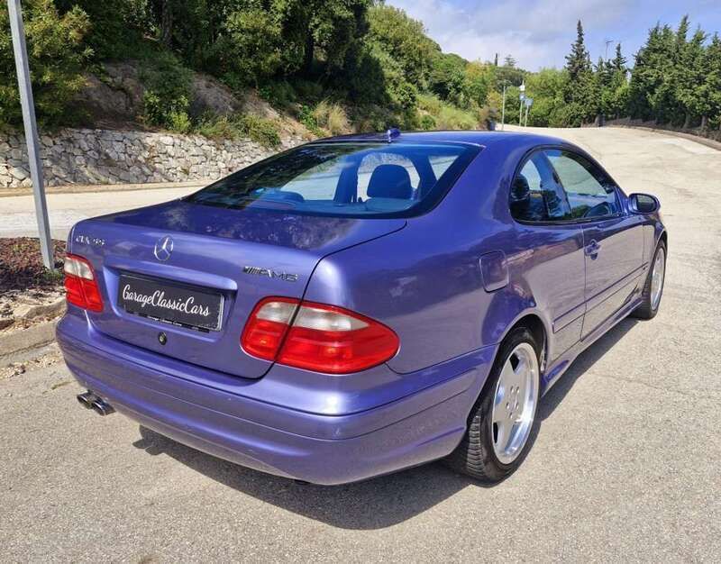 Usado Mercedes CLK200 Elegance 354 CV (260 kW) 2000 Burdeos Coupe