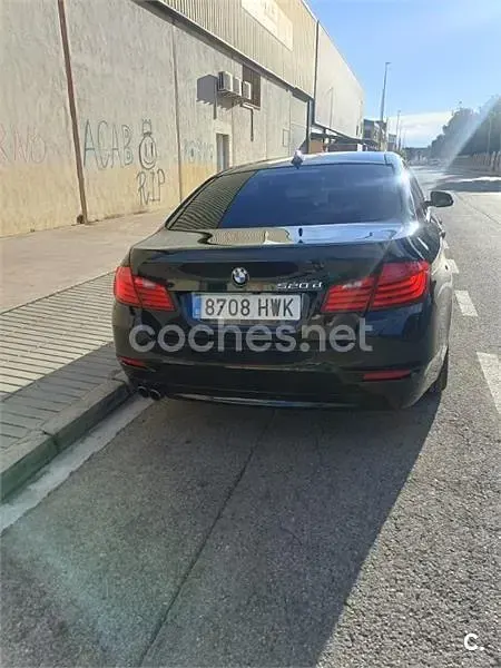 Usado BMW 520 Efficient Dynamics 184 CV (135 kW) 2014 Negro Berlina