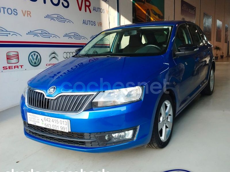 Azul Usado 2016 Skoda Rapid Ambition Berlina | 9500 € - Imagen 1/4