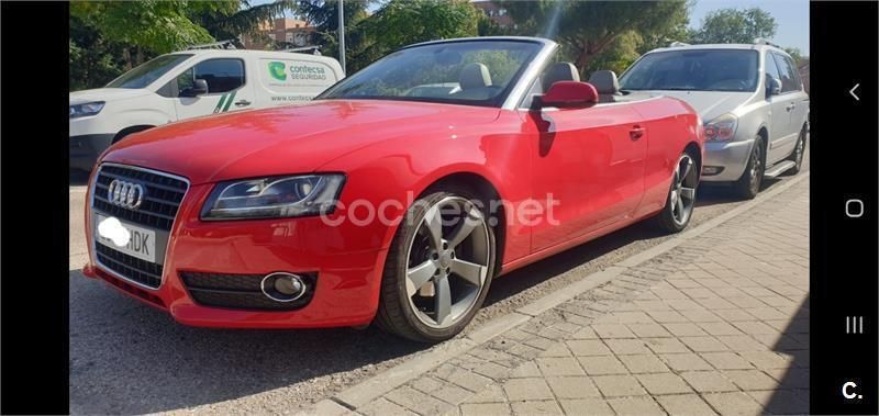 Rojo Usado 2011 Audi A5 Cabriolet Descapotable | 11.999 € (Buen precio) - Imagen 1/4