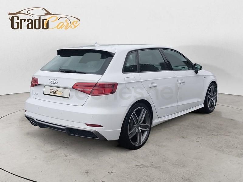 Usado Audi A3 S-Line 150 CV (110 kW) 2017 Blanco Berlina
