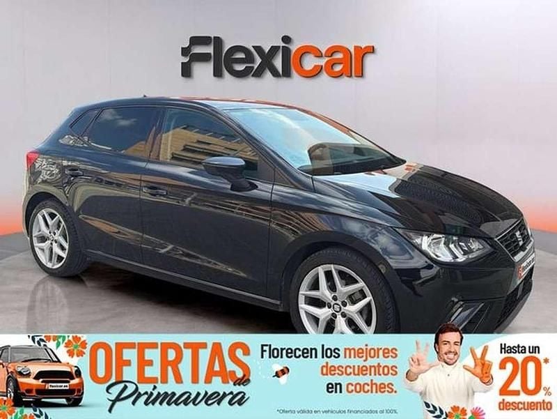 Usado Seat Ibiza FR 115 CV (84 kW) 2018 Negro Utilitario