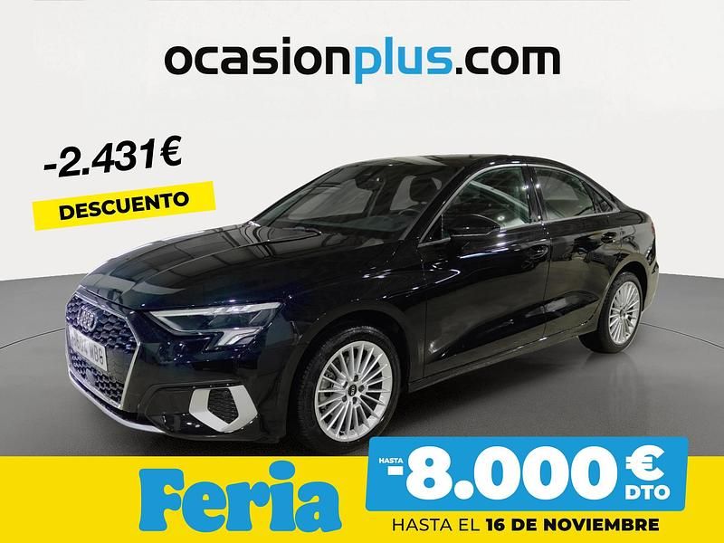 Negro Usado 2022 Audi A3 Advanced Plus Berlina | 25.990 € (Caro) - Imagen 1/4