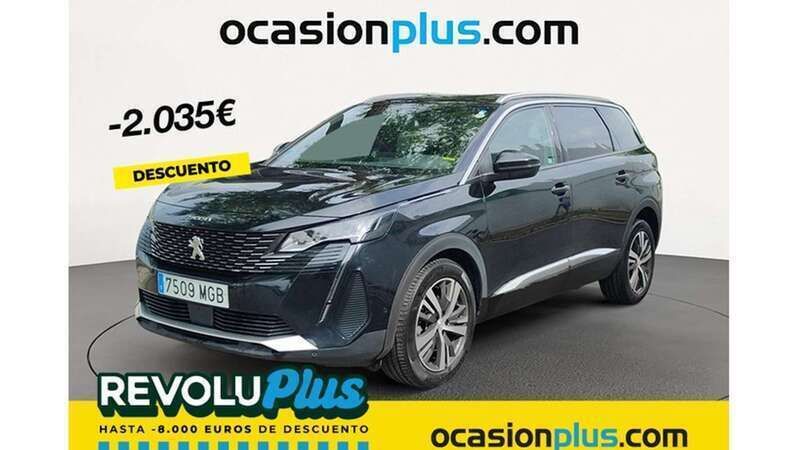 Negro Usado 2023 Peugeot 5008 Allure Monovolumen | 20.355 € (Buen precio) - Imagen 1/4