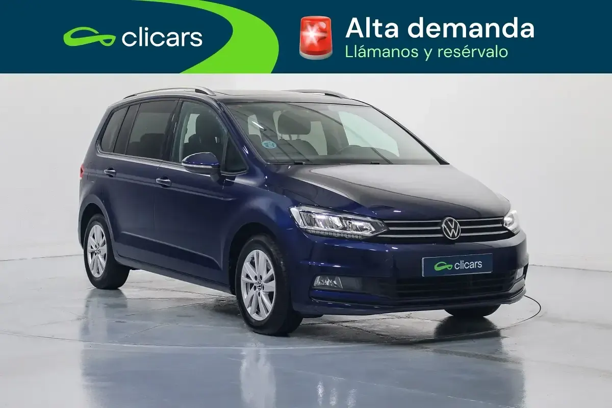 Usado VW Touran Advance 122 CV (89 kW) 2021 Azul Monovolumen