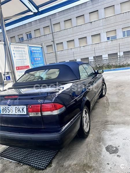 Usado Saab 9-3 150 CV (110 kW) 2001 Azul Descapotable