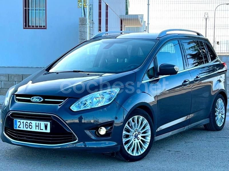 Azul Usado 2013 Ford Grand C-Max Titanium Monovolumen | 6490 € (Precio justo) - Imagen 1/4