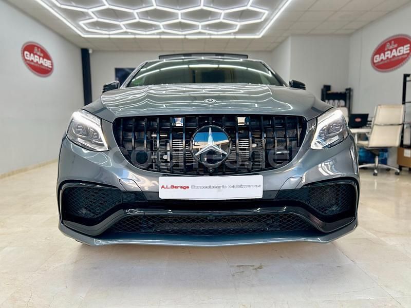 Usado Mercedes GLE63 AMG 585 CV (430 kW) 2018 Gris / plata Coupe