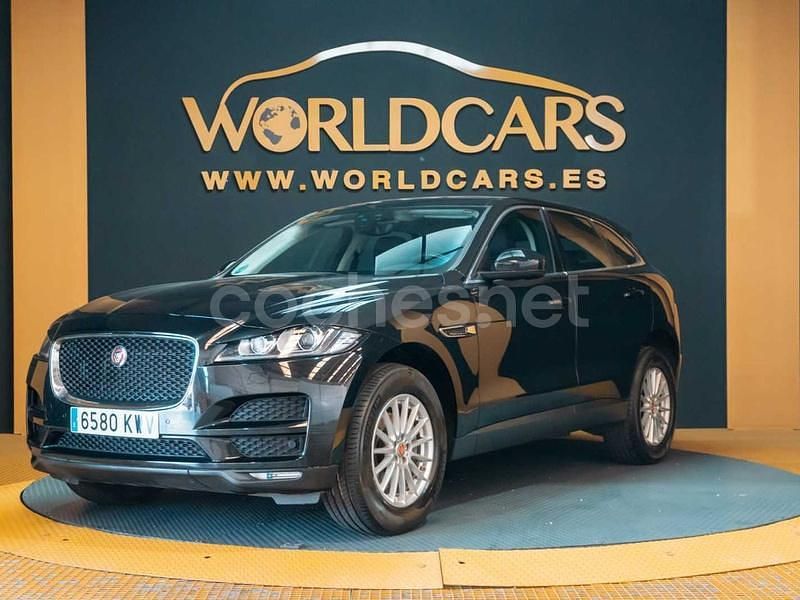 Negro Usado 2019 Jaguar F-Pace Prestige SUV | 22.945 € (Un poco caro) - Imagen 1/4