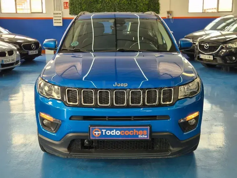 Usado Jeep Compass Longitude 120 CV (88 kW) 2018 Azul SUV