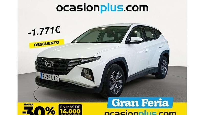 Blanco Usado 2021 Hyundai Tucson SUV | 17.325 € (Buen precio) - Imagen 1/4