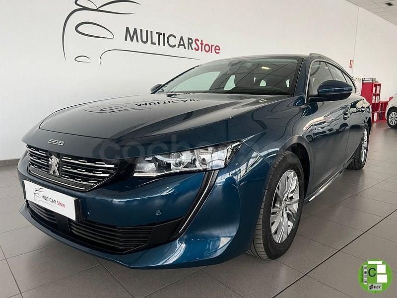 Usado Peugeot 508 SW Business-Line 130 CV (95 kW) 2020 Azul Familiar