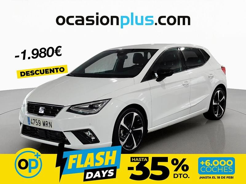Blanco Usado 2024 Seat Ibiza FR Utilitario | 21.790 € (Un poco caro) - Imagen 1/4