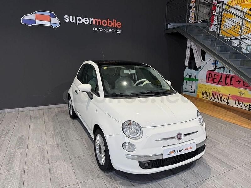 Usado Fiat 500 Lounge 69 CV (50 kW) 2012 Blanco Berlina