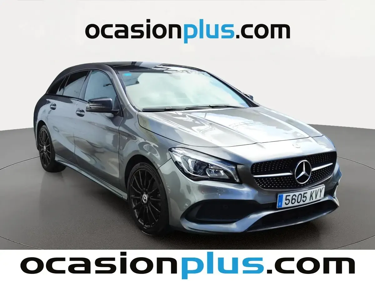 Usado Mercedes CLA200 AMG 136 CV (100 kW) 2019 Gris Coupe