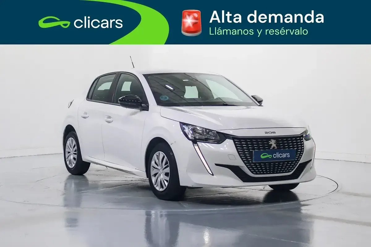 Usado Peugeot 208 Active 75 CV (55 kW) 2022 Blanco Utilitario