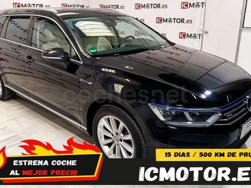 Usado VW Passat GTE 218 CV (160 kW) 2018 Negro Familiar