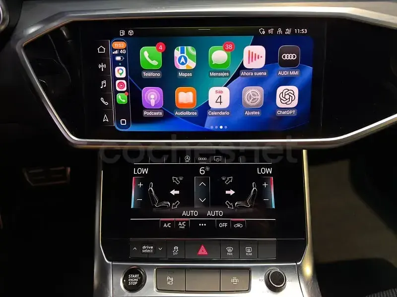Usado Audi A6 S-Line 231 CV (169 kW) 2019 Negro Berlina