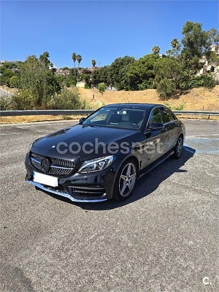 Negro Usado 2016 Mercedes C220 AMG line Berlina | 21.490 € (Precio justo) - Imagen 1/4