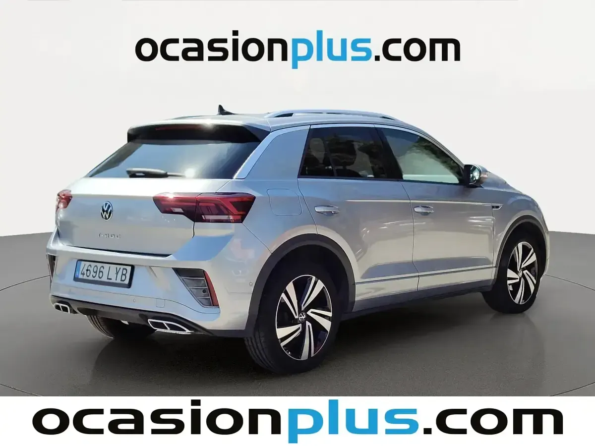 Usado VW T-Roc R-line 150 CV (110 kW) 2022 Gris SUV