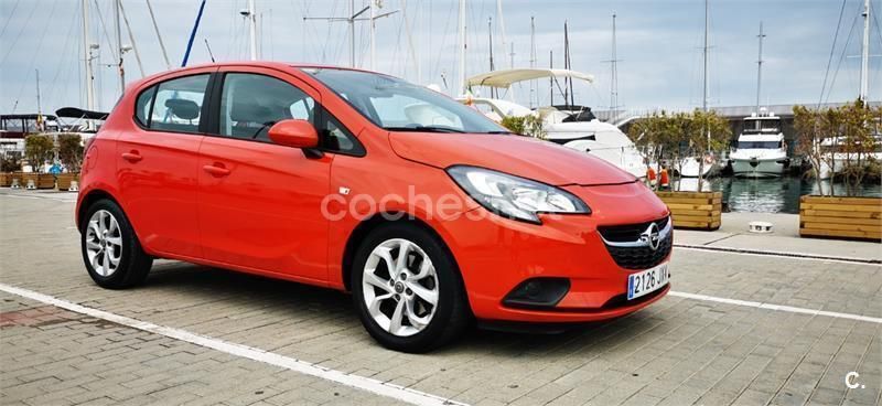 Rojo Usado 2017 Opel Corsa Selective Berlina | 8490 € (Precio justo) - Imagen 1/4