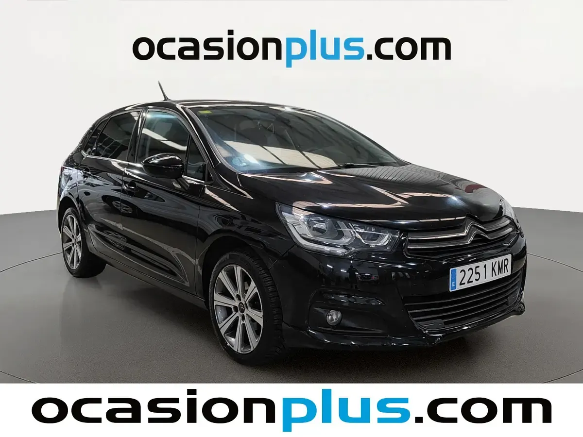 Usado Citroën C4 PureTech 110 CV (80 kW) 2018 Negro Utilitario