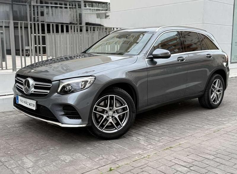 Gris Usado 2016 Mercedes GLC250 AMG line SUV | 30.900 € (Precio justo) - Imagen 1/4