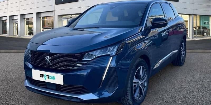 Azul Usado 2021 Peugeot 3008 Allure | 17.300 € (Precio justo) - Imagen 1/4