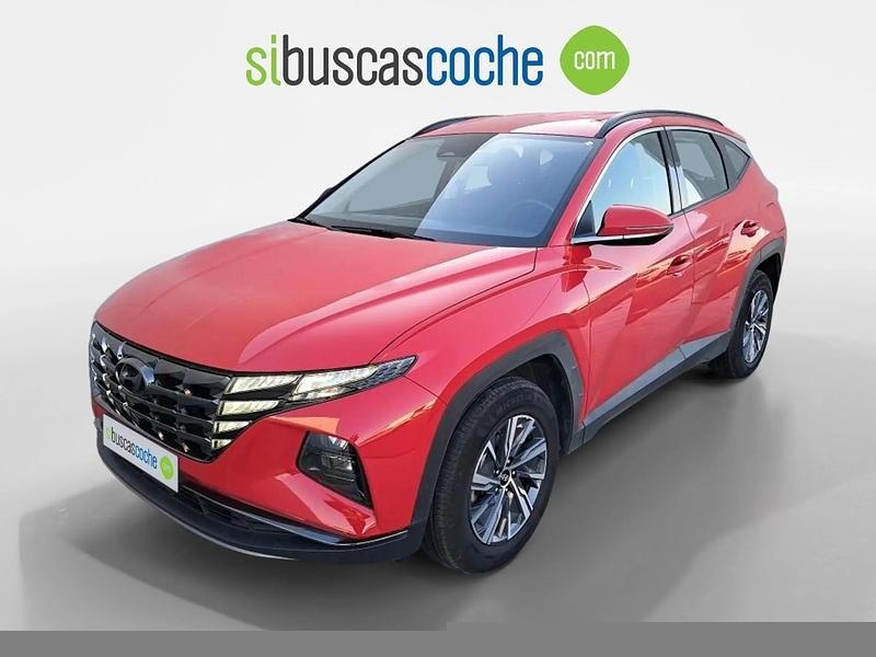 Rojo Usado 2021 Hyundai Tucson SUV | 24.990 € (Precio justo) - Imagen 1/4