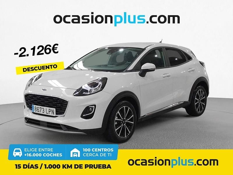 Blanco Usado 2021 Ford Puma Titanium Recogida | 18.290 € (Precio justo) - Imagen 1/4