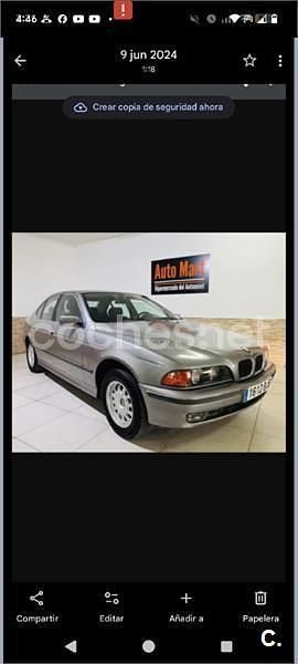 Beige Usado 2001 BMW 523 Berlina | 2200 € - Imagen 1/4