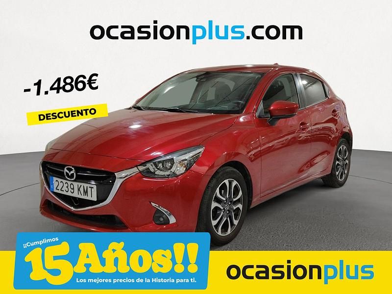 Rojo Usado 2018 Mazda 3 Luxury | 16.350 € (Precio justo) - Imagen 1/4