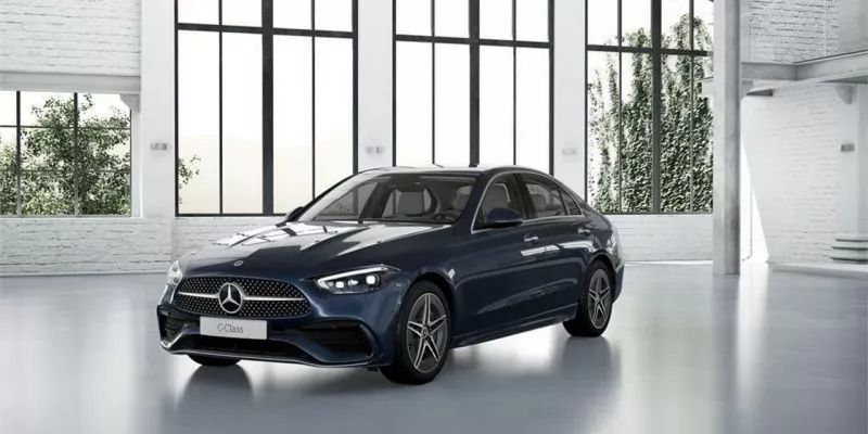 Azul Nuevo 2024 Mercedes C220 Berlina | 55.450 € (Un poco caro) - Imagen 1/4