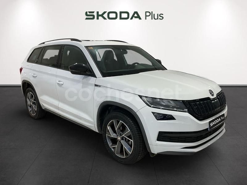 Blanco Usado 2020 Skoda Kodiaq SportLine SUV | 25.900 € (Precio justo) - Imagen 1/4