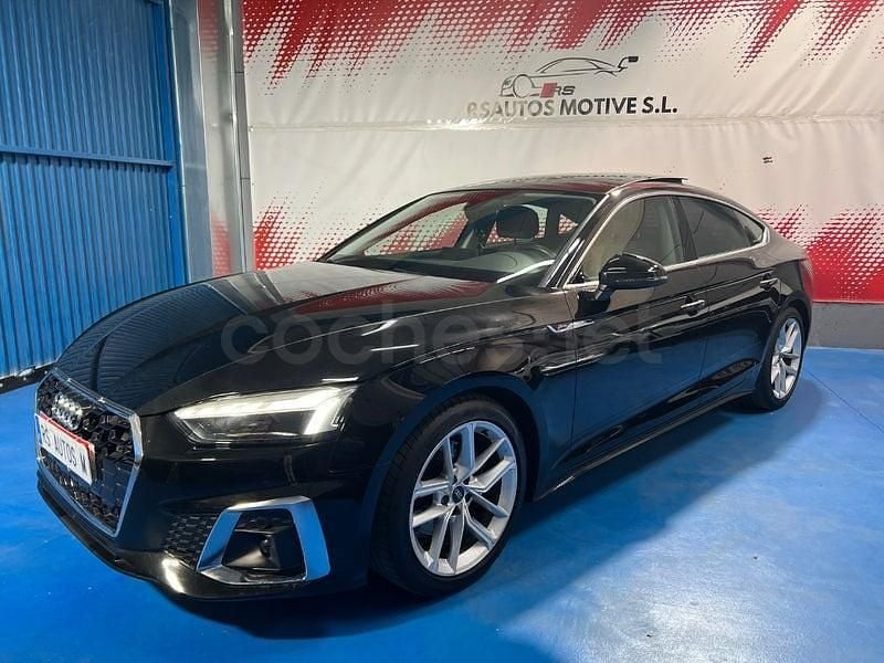 Usado Audi A5 Sportback S-Line 150 CV (110 kW) 2023 Negro Utilitario
