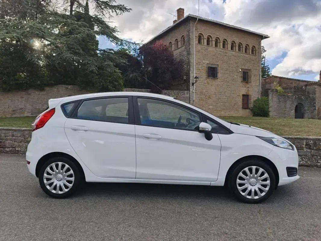 Usado Ford Fiesta Trend 75 CV (55 kW) 2015 Blanco Utilitario