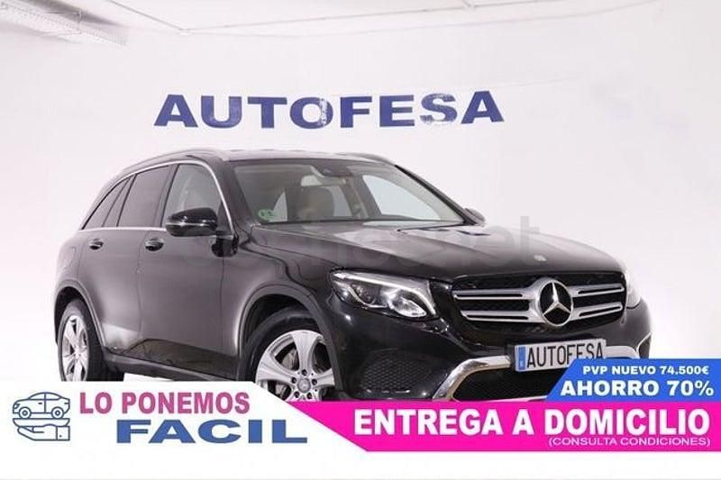 Usado Mercedes GLC220 170 CV (125 kW) 2015 Negro SUV