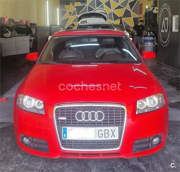 Usado Audi A3 Ambition 105 CV (77 kW) 2008 Rojo Utilitario