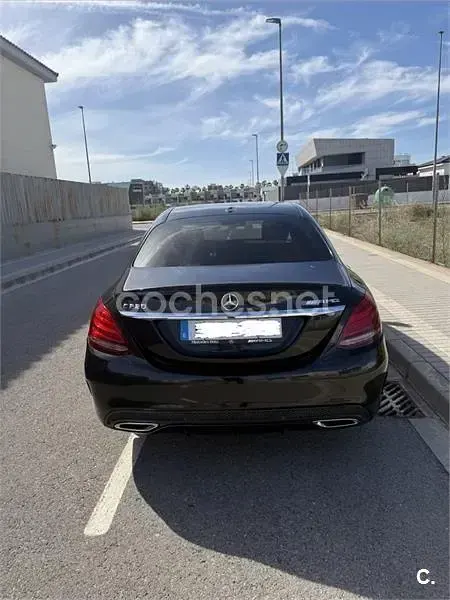Usado Mercedes C220 AMG 170 CV (125 kW) 2014 Negro Berlina