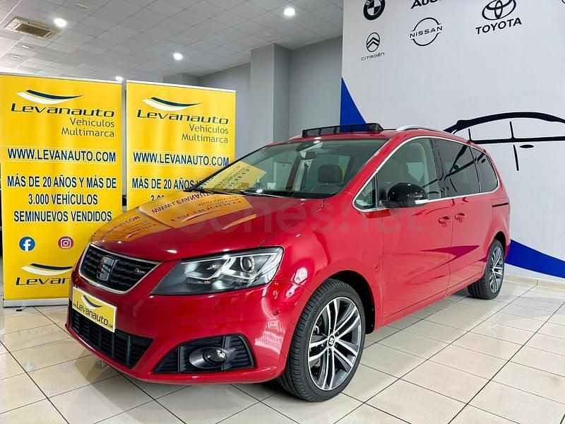 Usado Seat Alhambra XCELLENCE 150 CV (110 kW) 2020 Rojo Monovolumen