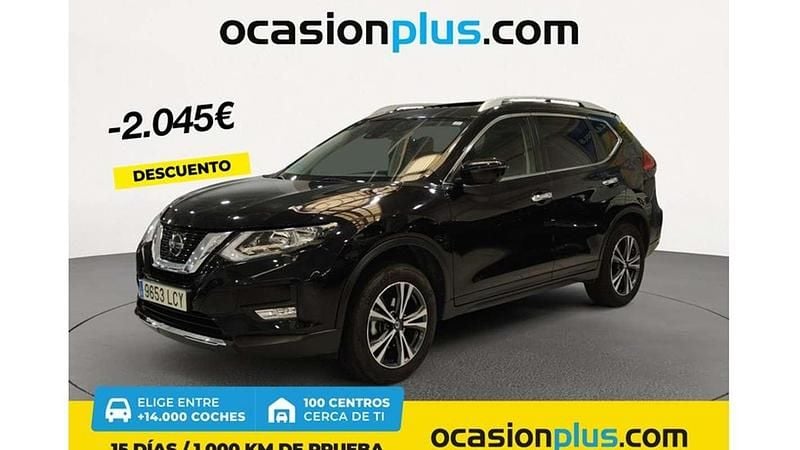 Negro Usado 2019 Nissan X-Trail N-Connecta SUV | 20.455 € (Precio justo) - Imagen 1/4