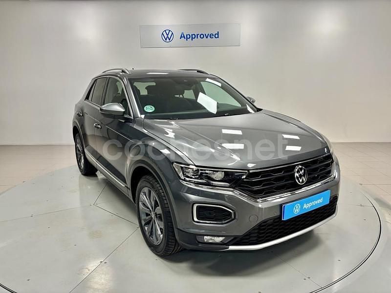 Gris / plata Usado 2021 VW T-Roc Sportline SUV | 24.850 € (Precio justo) - Imagen 1/4