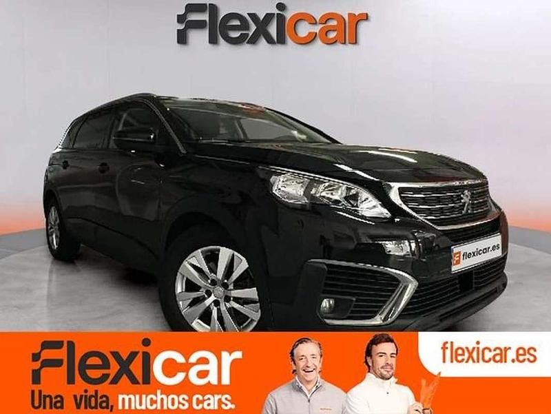 Negro Usado 2018 Peugeot 5008 Active Monovolumen | 16.990 € (Precio justo) - Imagen 1/4