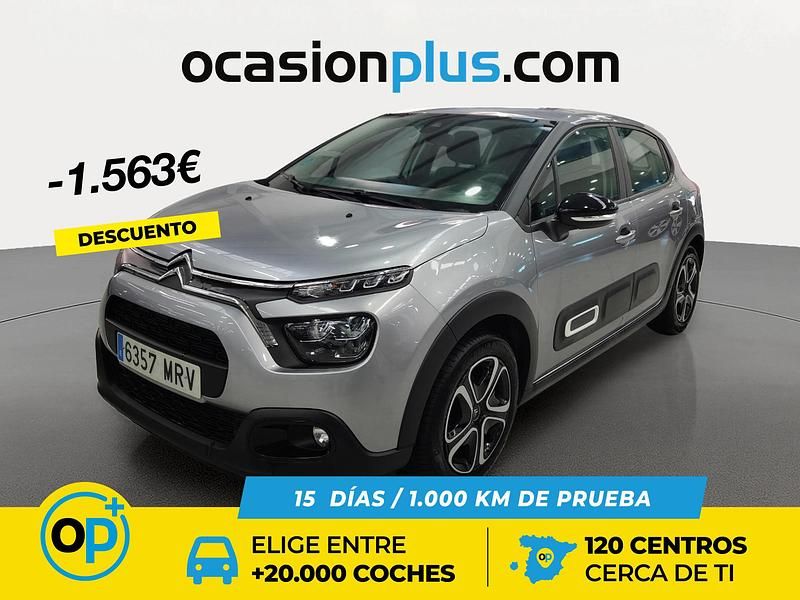 Gris Usado 2024 Citroën C3 Berlina | 13.900 € (Precio justo) - Imagen 1/4