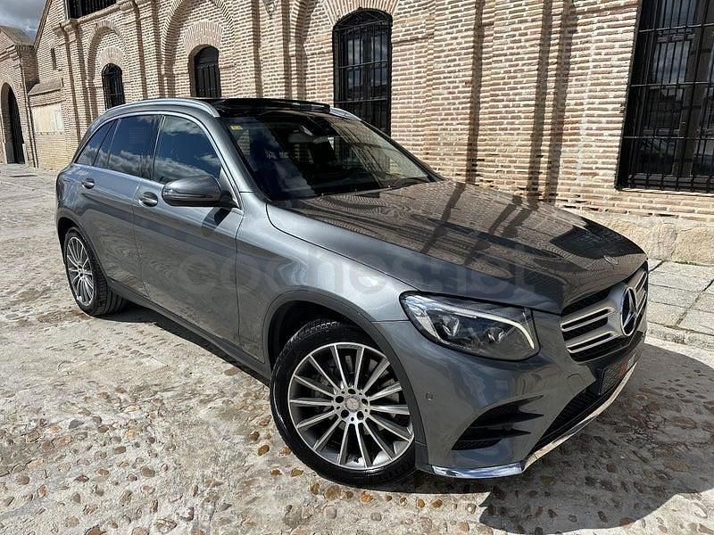 Usado Mercedes GLC250 AMG line 204 CV (150 kW) 2016 Gris / plata SUV