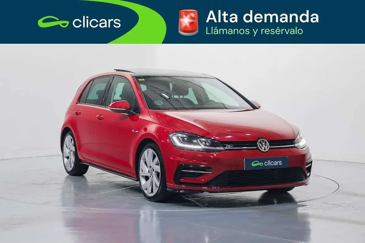 Usado VW Golf VII Sportline 150 CV (110 kW) 2018 Rojo Utilitario