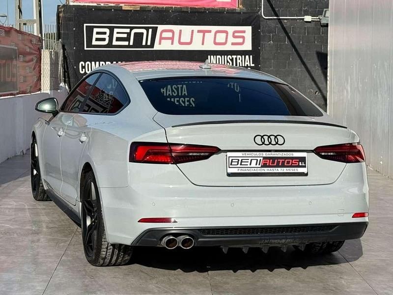 Usado Audi A5 Sportback S-Line 272 CV (200 kW) 2017 Gris / plata Utilitario