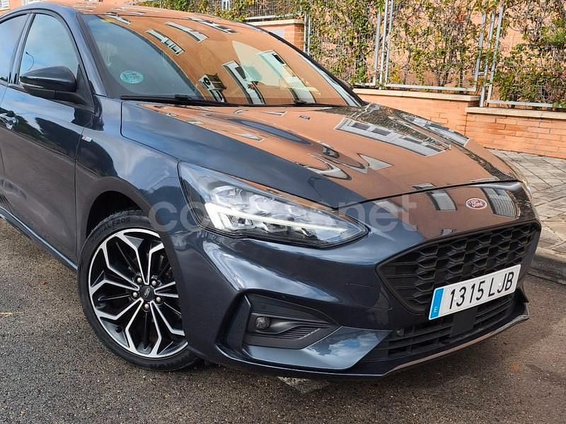 Usado Ford Focus ST-Line 125 CV (91 kW) 2020 Azul Berlina